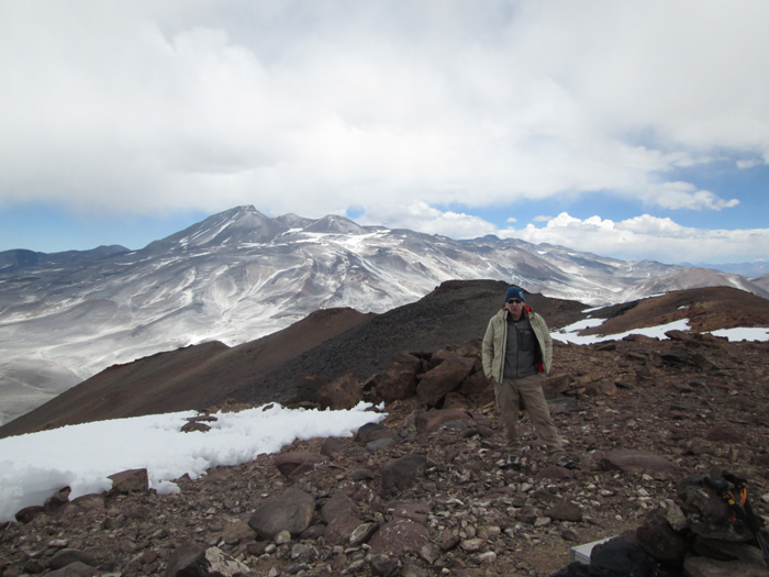 The summit of Cerro Vicuas 